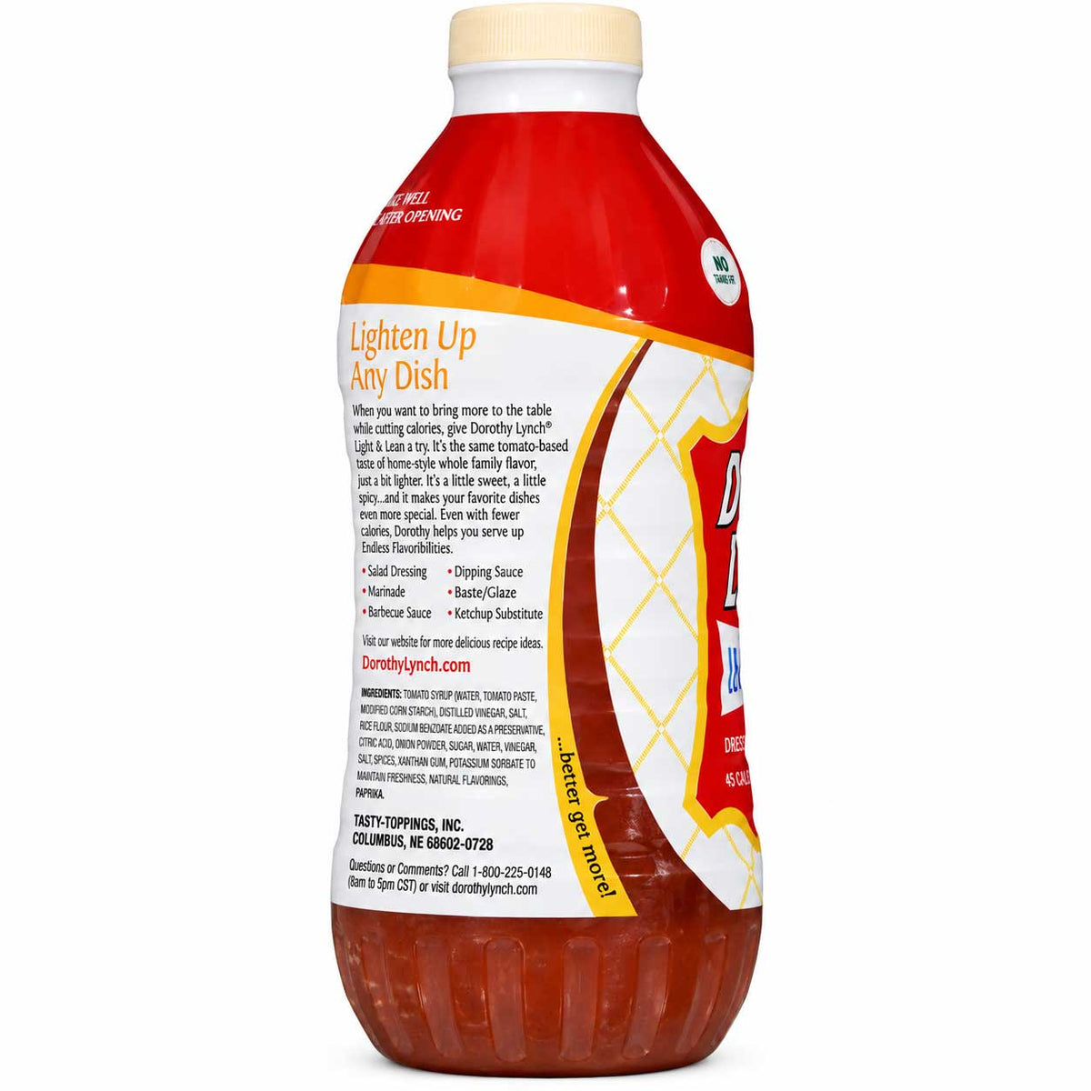 Light and Lean Dorothy Lynch Salad Dressing | 16 oz and 32 oz | Combo Pack | Gluten Free