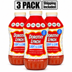 Light and Lean Dorothy Lynch Salad Dressing | Pack of 3 | 32 oz | Gluten Free | Shipping Included