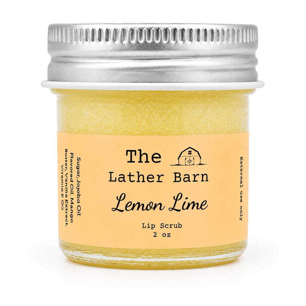 Lip Sugar Scrub | Lemon Lime | The Lather Barn