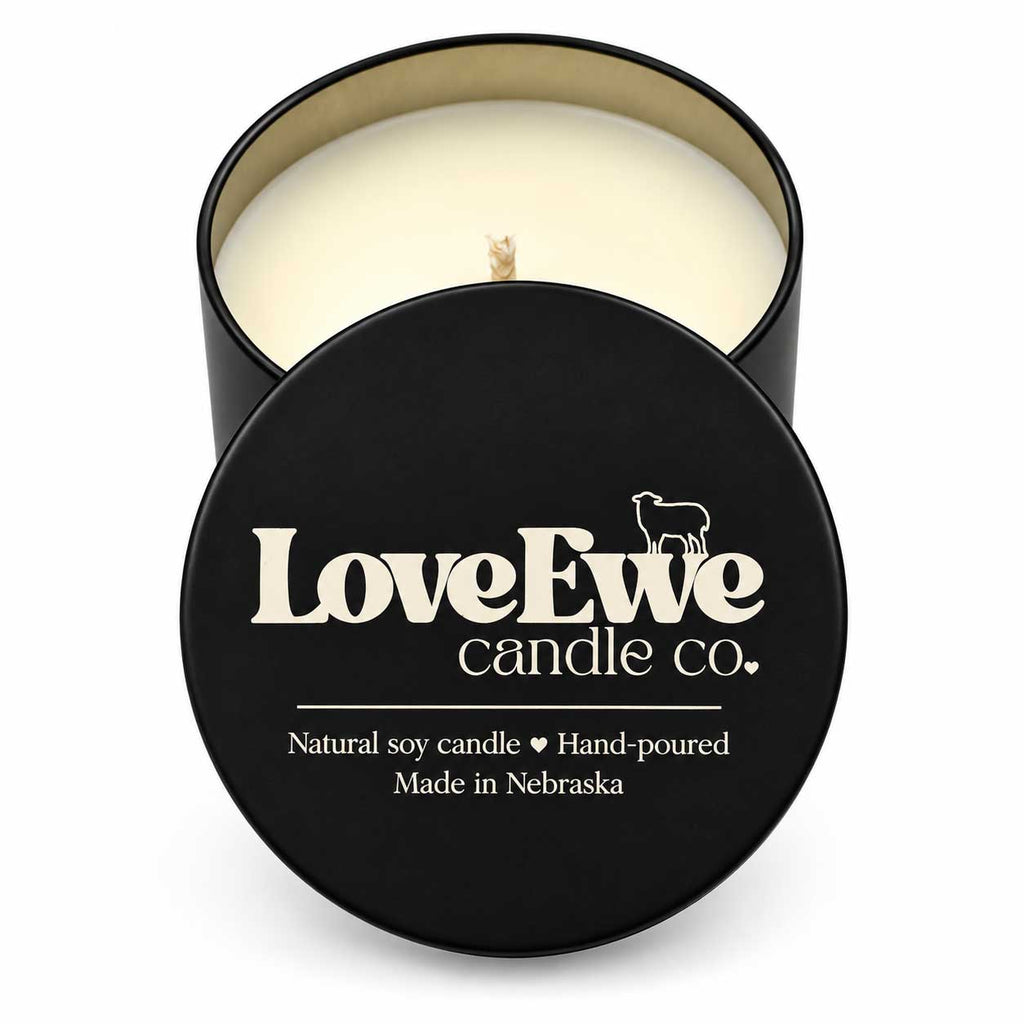 Pumpkin Spice Scented Candle | 6 oz | Love Ewe Candle Company