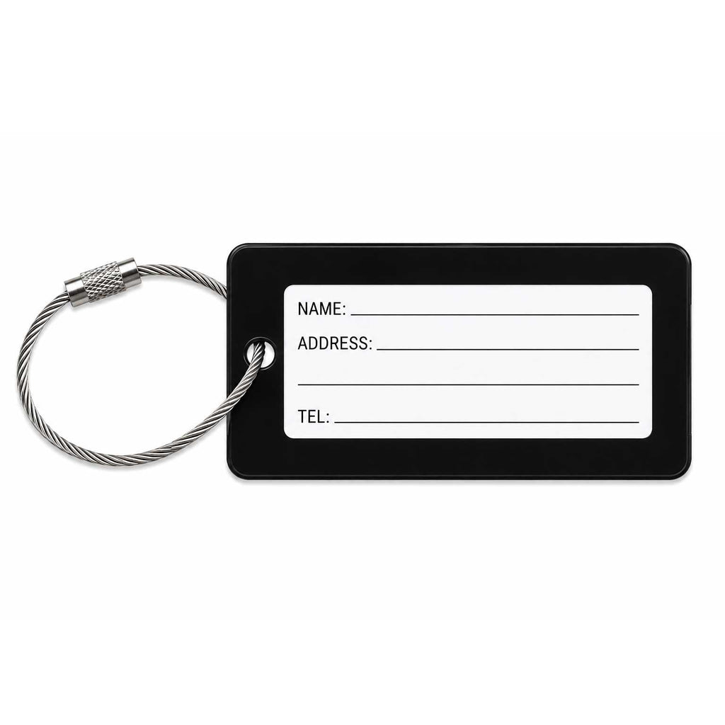 Black Luggage ID Tags | Nebraska Department of Economic Development
