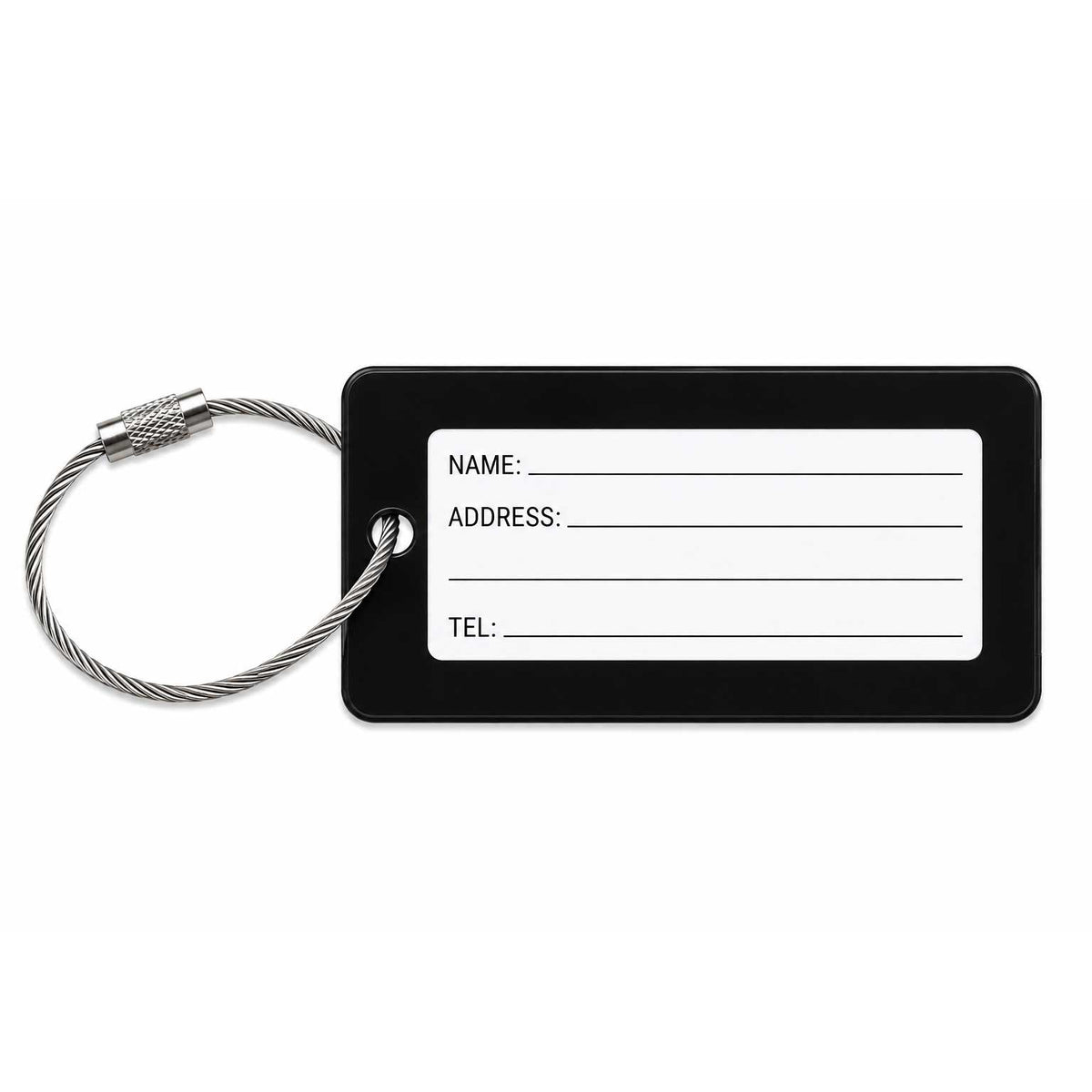 Black Luggage ID Tags | Nebraska Department of Economic Development