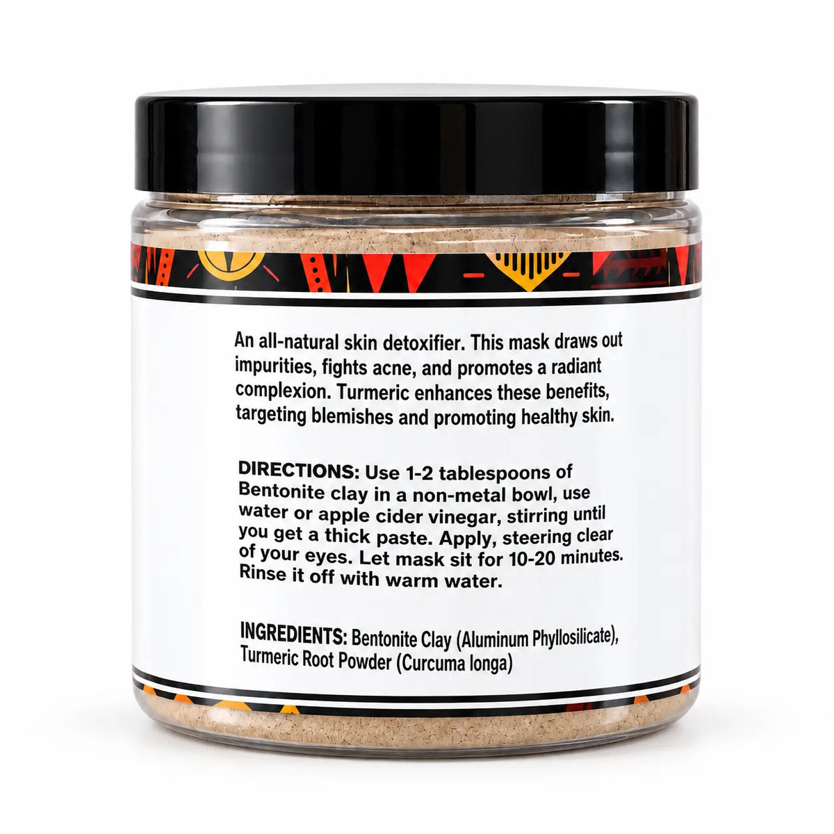 Lulu's Holistics Turmeric & Bentonite Clay Clarifying Detox Mask (8oz)