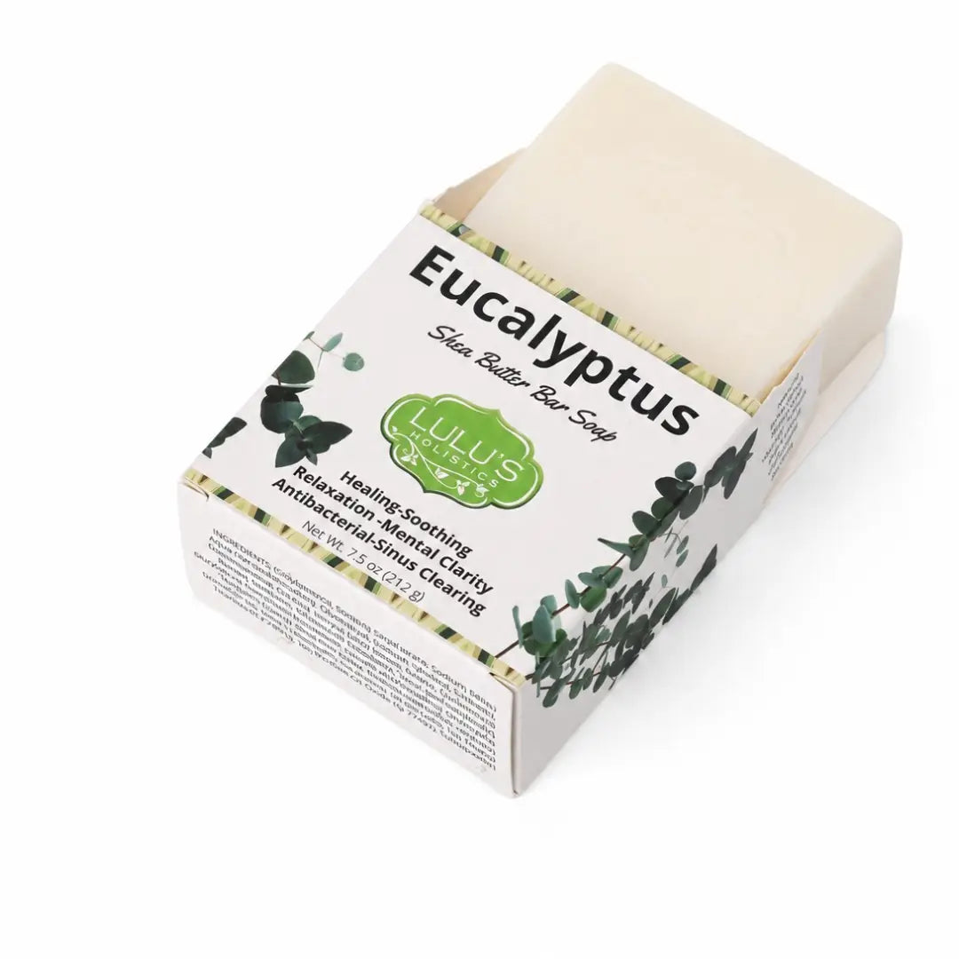 Lulu's Holistics Eucalyptus Shea Butter Bar Soap – Clarifying Cleanse