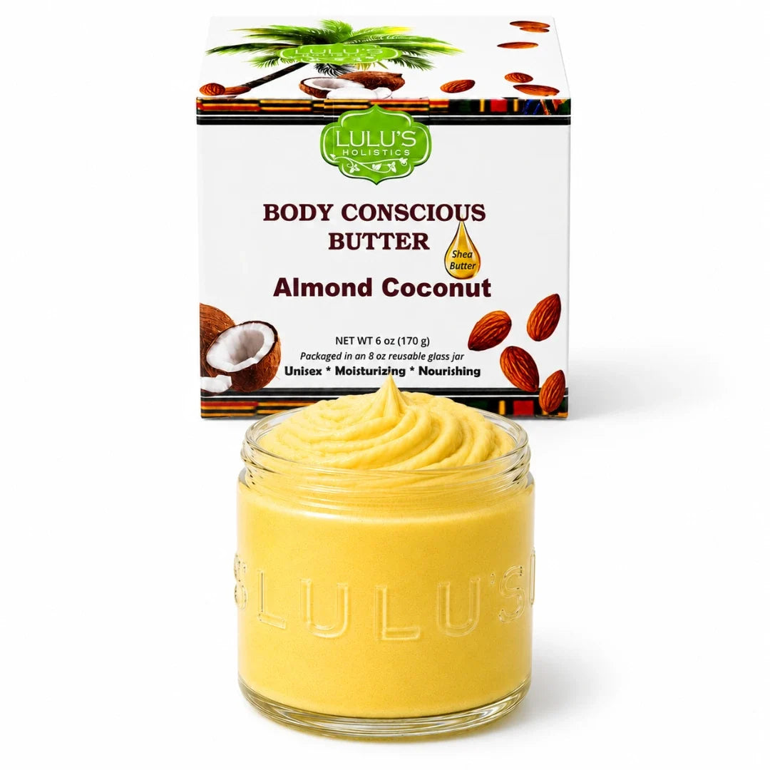 Lulu's Holistics Oatmeal & Honey Whipped Mango Body Butter – Non-Greasy, Gentle Hydration