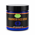 Lulu's Holistics Cedarwood & Hemp Seed Exfoliating Face Scrub (4oz)
