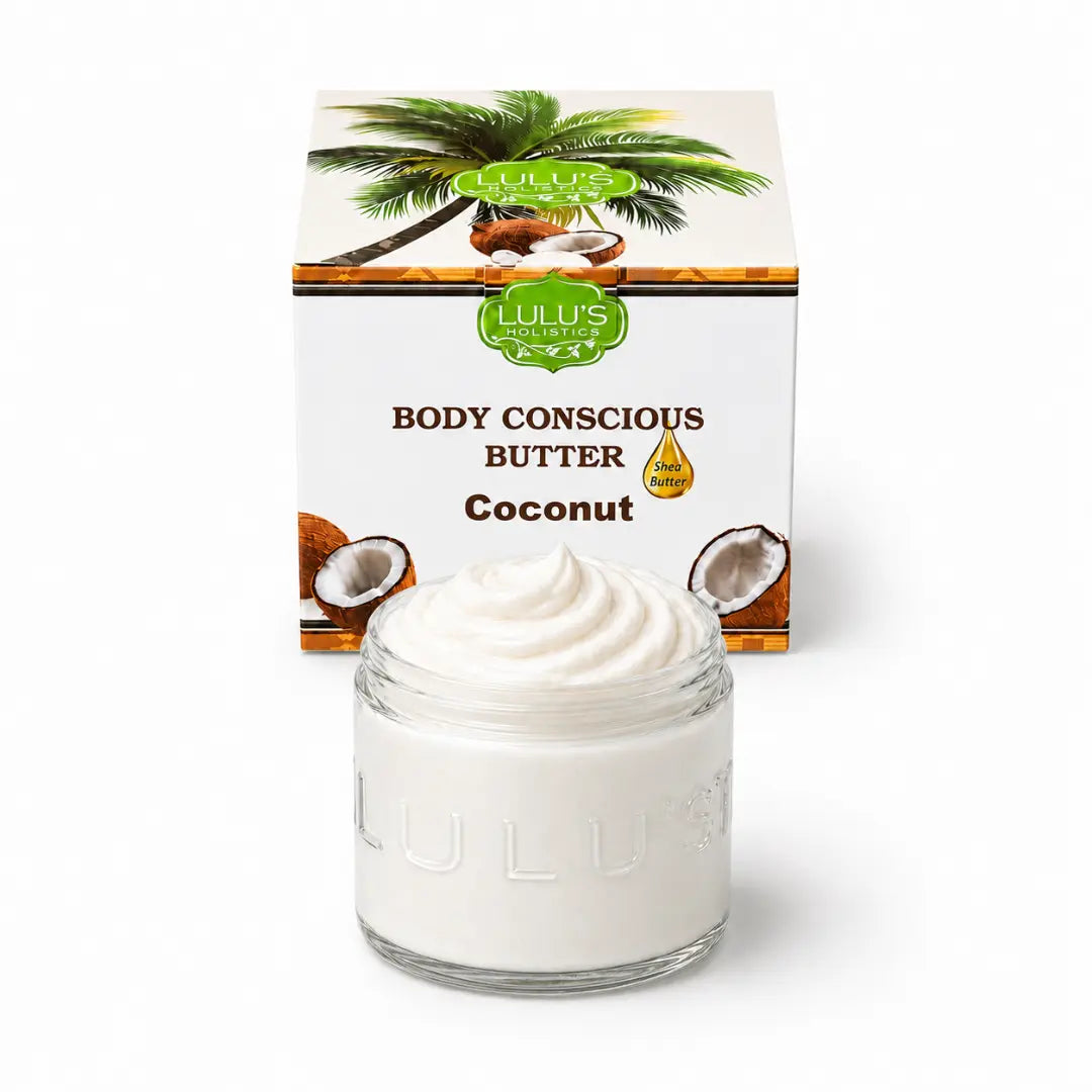 Lulu's Holistics Pineapple Turmeric Whipped Mango Body Butter – Non-Greasy, Golden Glow