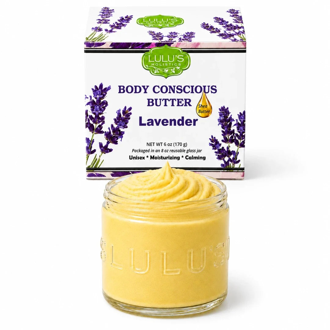 Lulu's Holistics Cedarwood & Coconut Whipped Body Butter – Deep Moisture for Dry Skin
