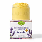 Lulu's Holistics Lavender Glowing Whipped Body Butter with Raw African Yellow Shea Base
