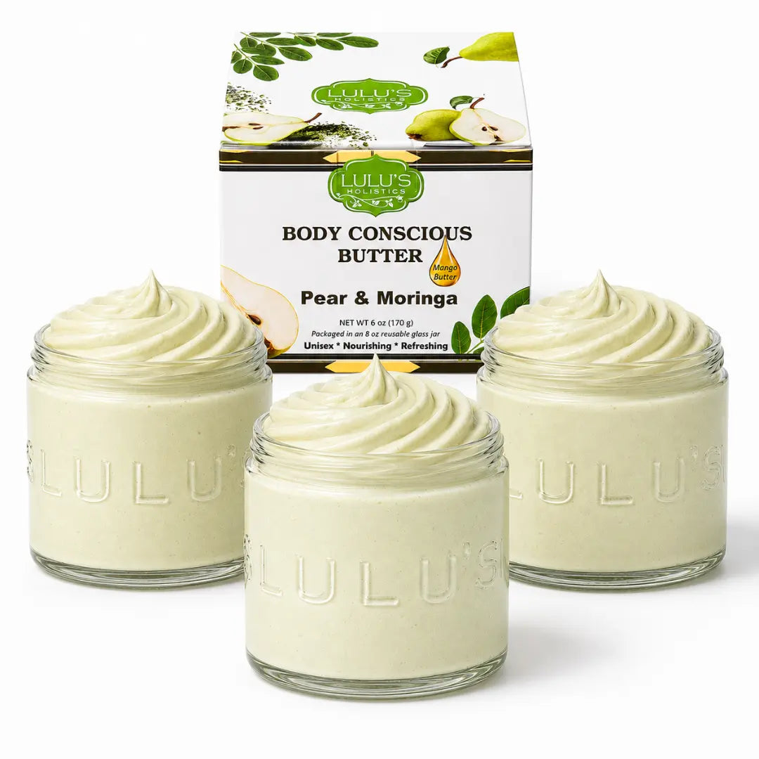 Lulu's Holistics Raspberry Lemonade & Dragon Fruit Whipped Body Butter – Gentle Exfoliation & Deep Moisture
