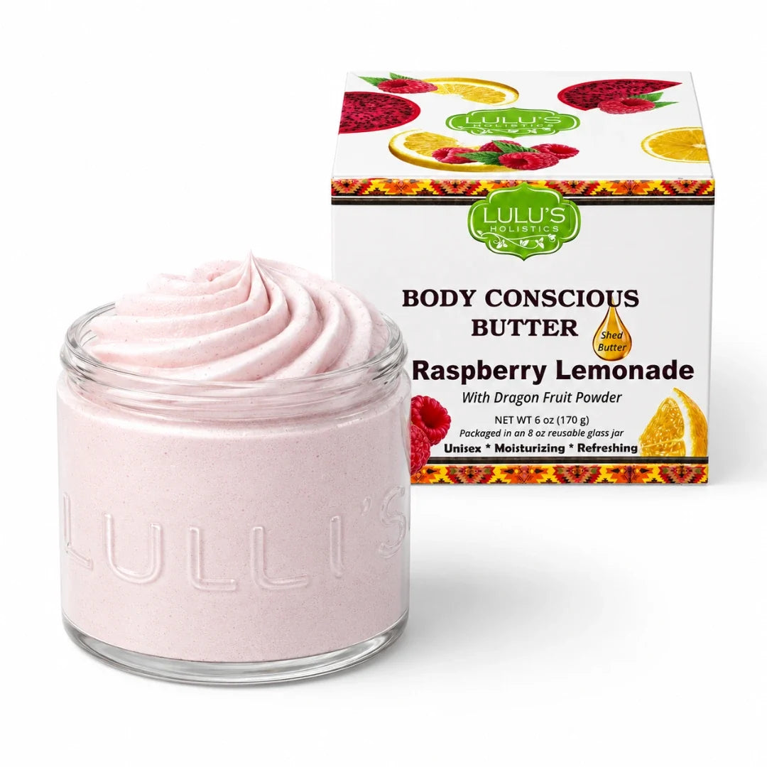 Lulu's Holistics 100% Raw African Unrefined Yellow Shea Butter – Pure, Natural Moisture