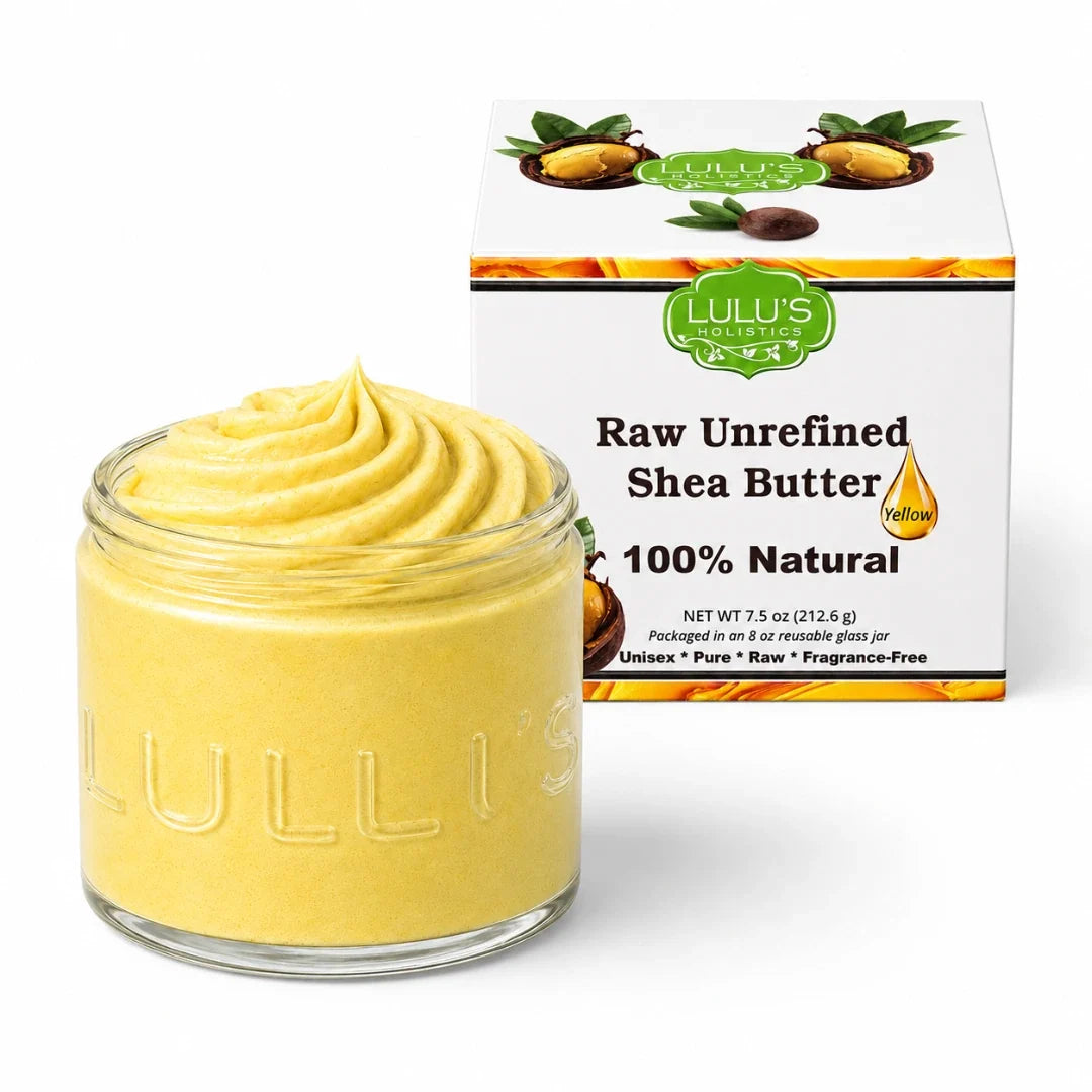 Lulu's Holistics Oatmeal & Honey Whipped Mango Body Butter – Non-Greasy, Gentle Hydration