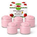Lulu's Holistics Almond Coconut Glowing Whipped Body Butter with Raw African Yellow Shea Base