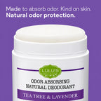 Lulu's Holistics Aluminum-Free Deodorant Duo – Lemon Turmeric + Tea Tree Lavender (2 x 2.65oz)