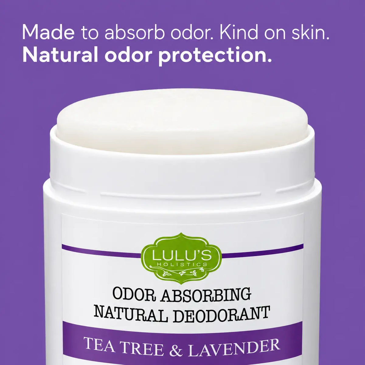 Lulu's Holistics Aluminum-Free Deodorant Duo – Lemon Turmeric + Tea Tree Lavender (2 x 2.65oz)