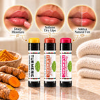 Lulu's Holistics Turmeric Moisture-Lock Conditioning Lip Balm Variety 3-Pack Bundle
