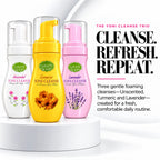Lulu's Holistics Bikini Line Gentle Cleansing Foaming Wash Trio Bundle