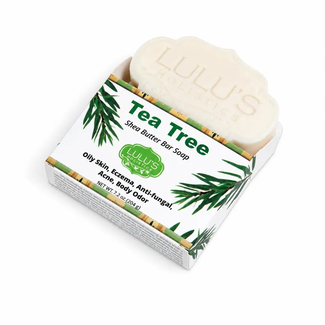Lulu's Holistics Tea Tree Shea Butter Bar Soap – Clarifying Cleanse