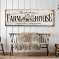 Personalized Rustic Farmhouse Sign