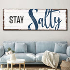 Stay Salty Coastal Sign III
