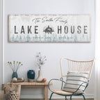 Family Lake House Sign II