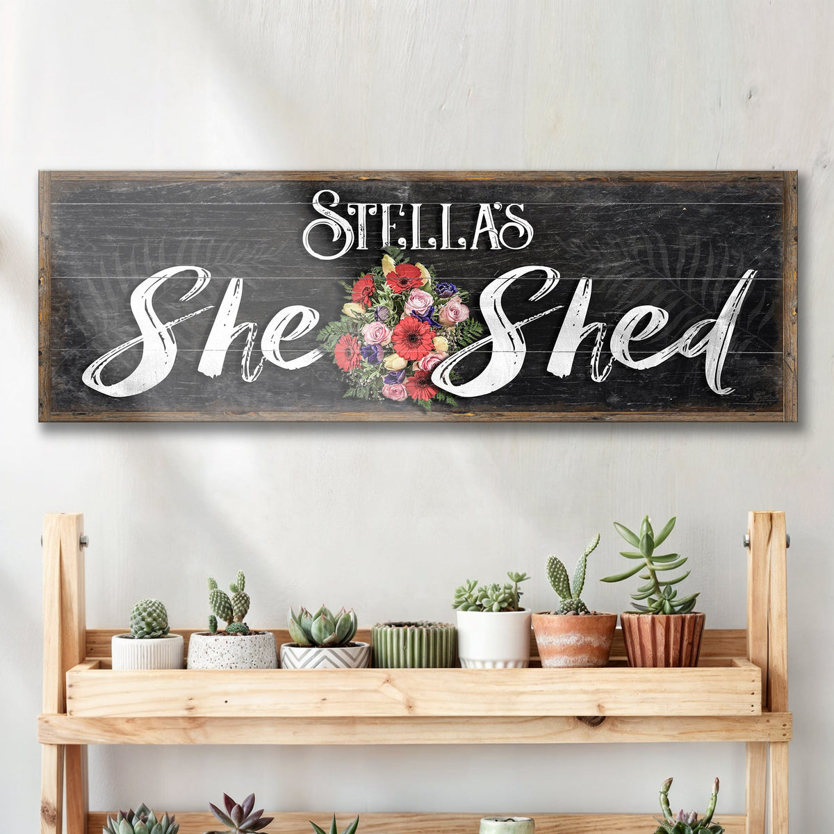 Personalized She Shed Sign VI