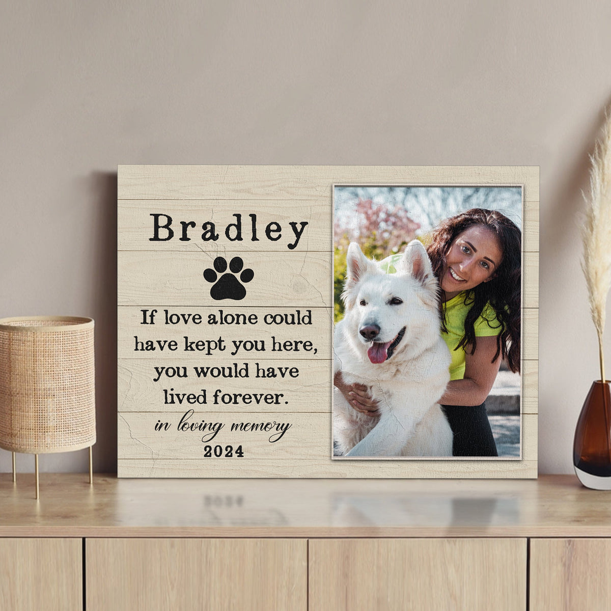 Pet Memorial Sign XII