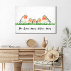 Family Flock of Birds Sign
