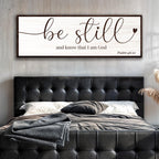 Be Still And Know That I am God Faith Sign VII