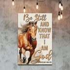 Be Still And Know That I Am God Faith Sign V