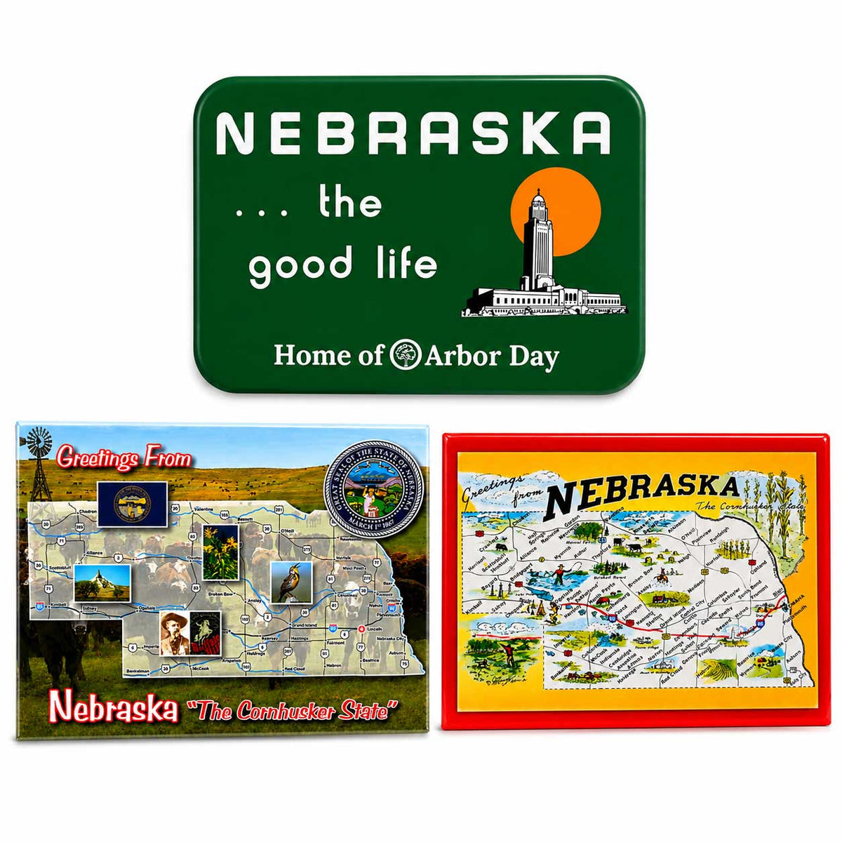 Nebraska Magnet Bundle | 4" x 2" | Nebraska State Historical Society