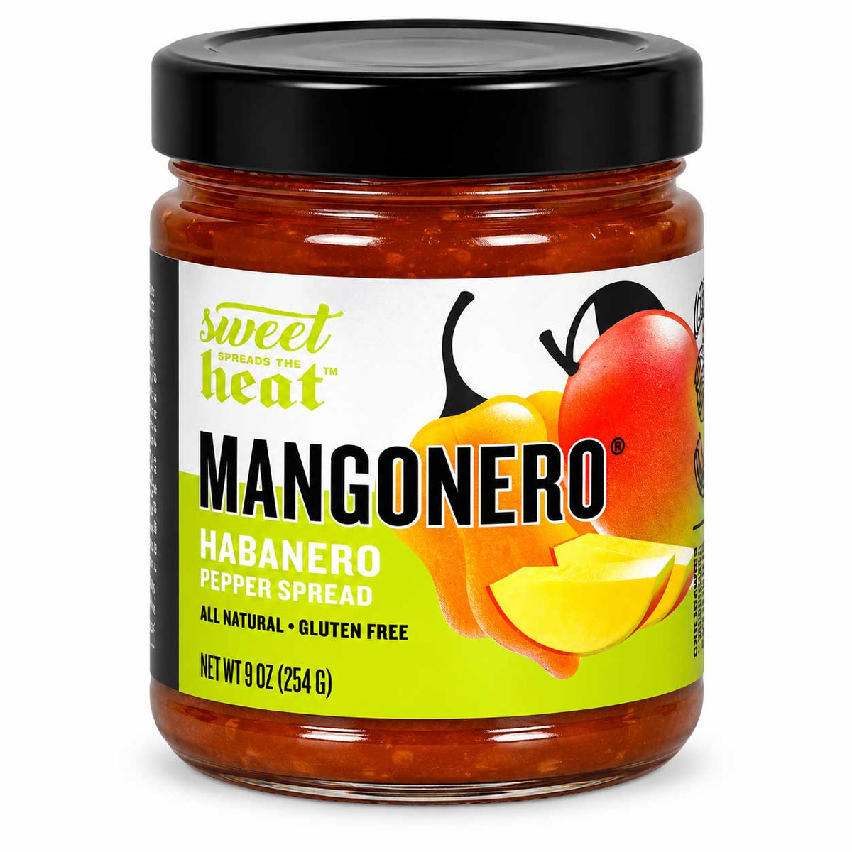 Mangonero Pepper Spread | Pack of 3 | 9 oz | Gluten Free | Chili Dawg's Foods of Fire