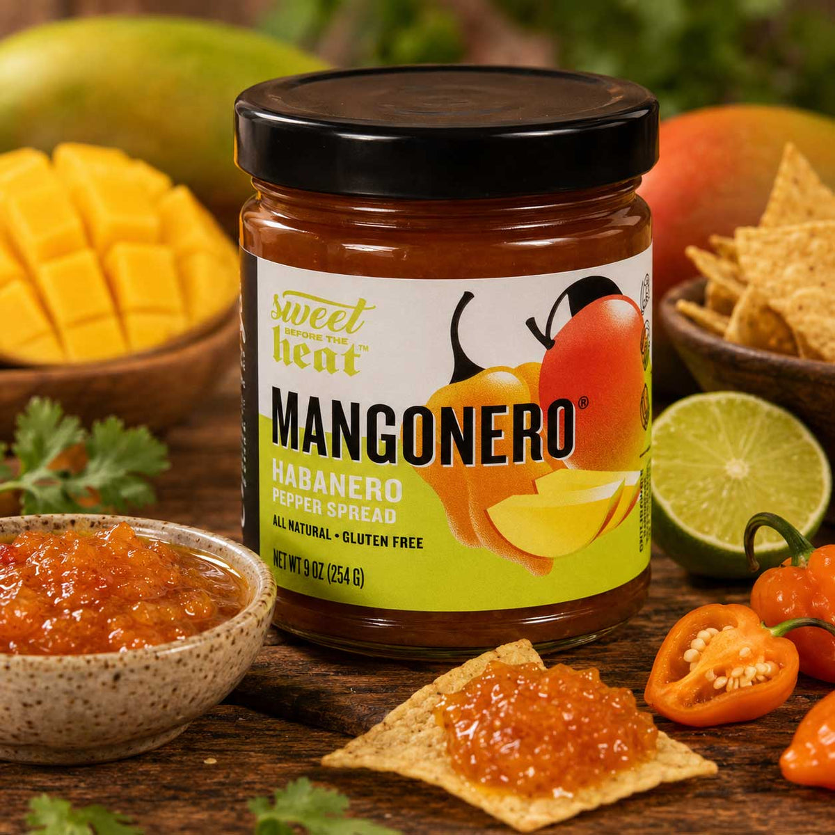 QUICK SALE | Mangonero Pepper Spread | 9 oz | Gluten Free | Chili Dawg's Foods of Fire