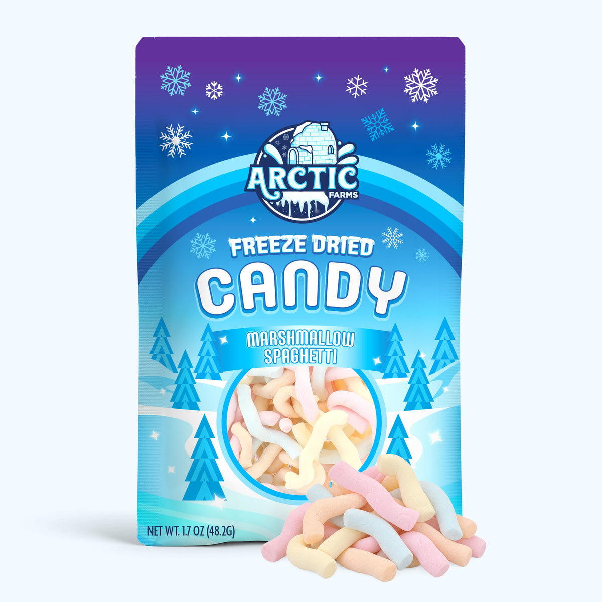 Freeze Dried Marshmallow Spaghetti