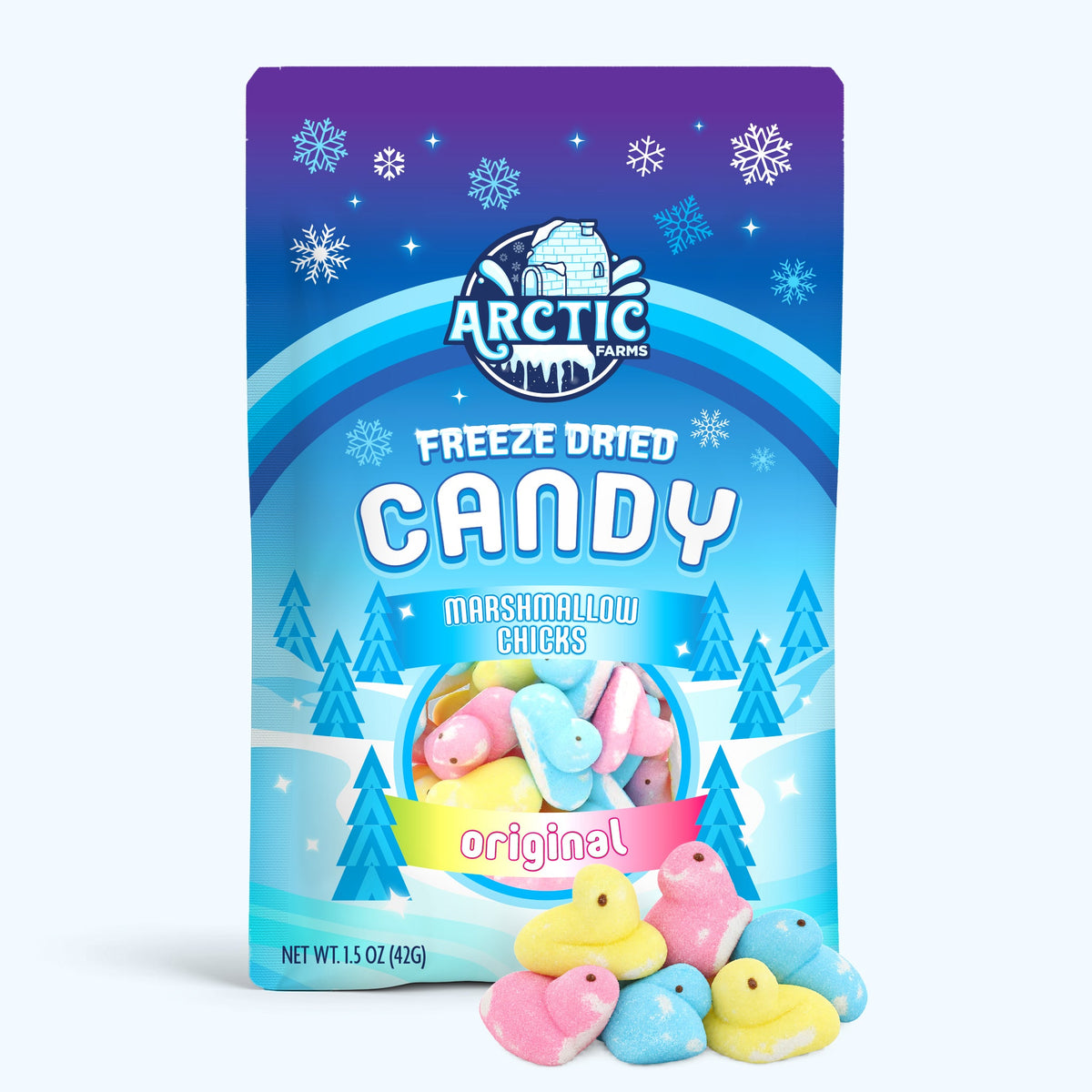 Freeze Dried Marshmallow Chicks