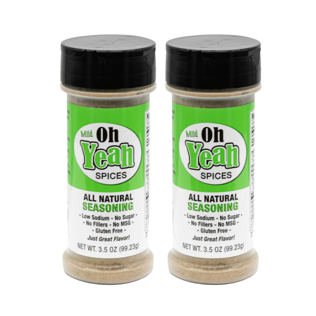 Oh Yeah Plus Seasoning | Pack of 2 | 3.5 oz | Oh Yeah Spices