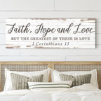 Faith Hope And Love 1 Corinthians 13 Faith Sign III