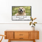 Pet Memorial Sign Forever Loved
