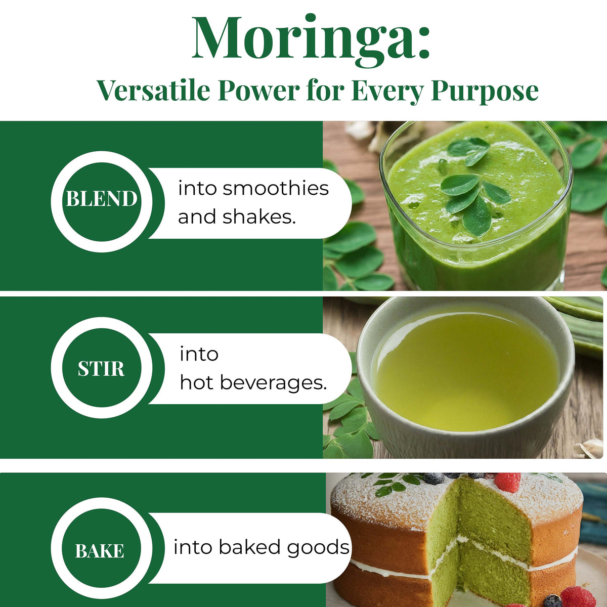 Dried Moringa Leaves 2.6 oz – Loose Leaf Herbal Tea | Akshit