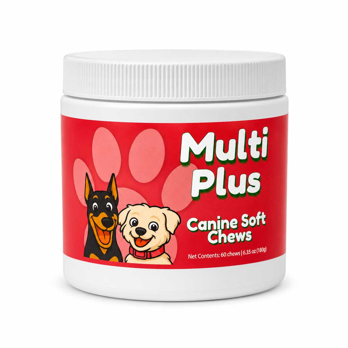 Multivitamin Support Soft Chews for Dogs | 60 Chews - 6.35 oz | LivHerbals, Inc.