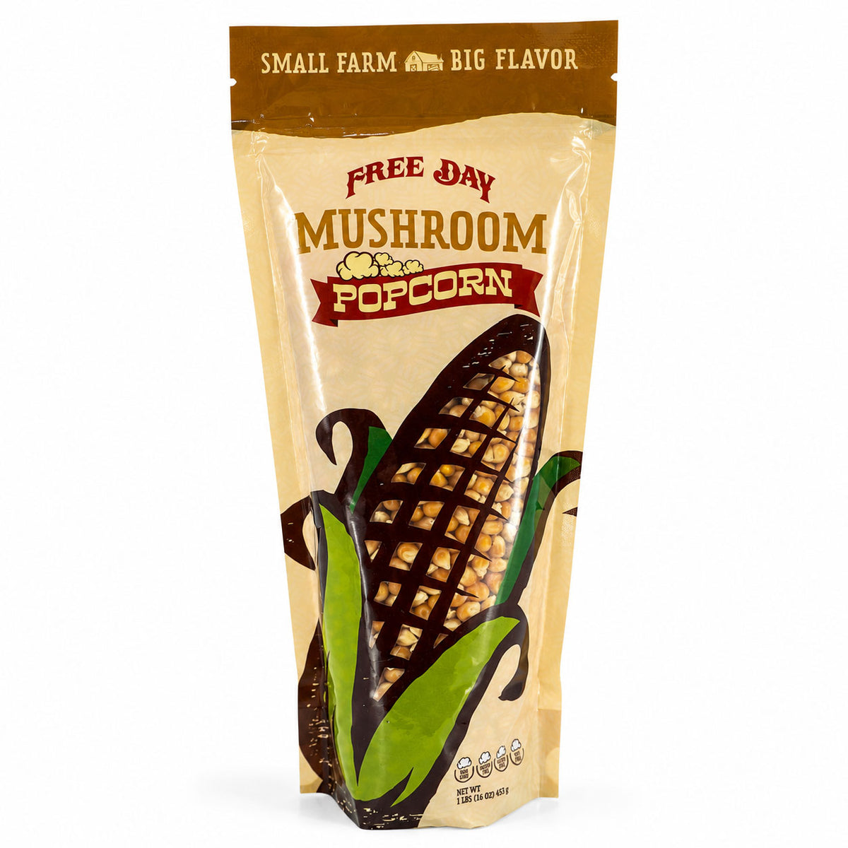 Free Day Popcorn Variety Pack | 1 lb Each | Yellow, White & Mushroom Popcorn | Non-GMO | Free Day Popcorn