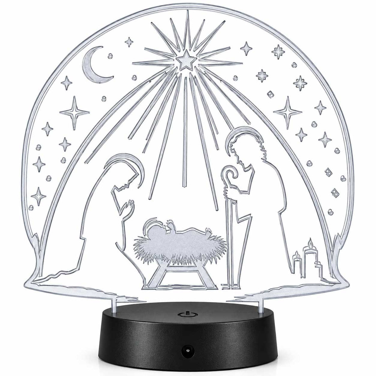 Nativity LED Lighted Plaque | Glowing Creation