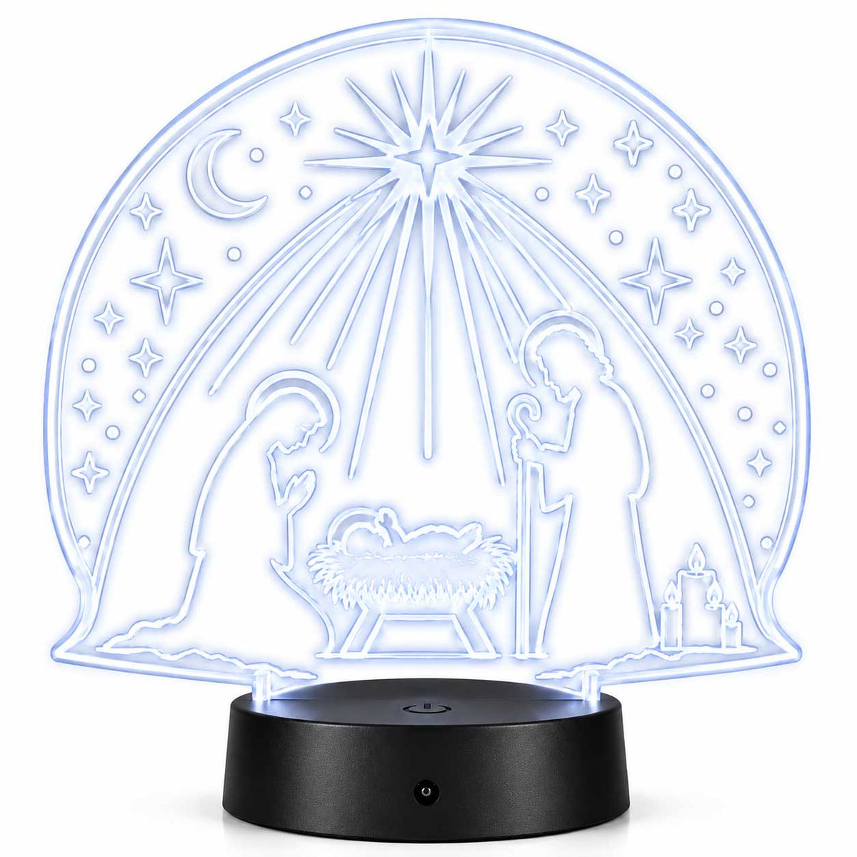 Nativity LED Lighted Plaque | Glowing Creation