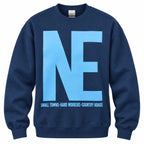 Navy NE Crewneck | Multiple Sizes | Lux By Leslie