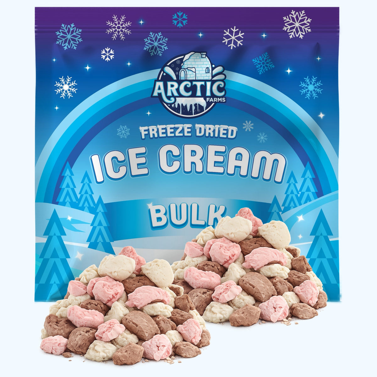 Freeze‑Dried Protein Ice Cream (Zero Added Sugar) — Neapolitan