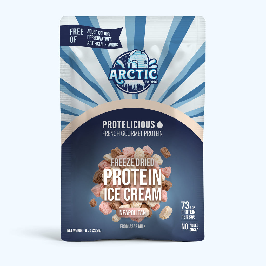 Freeze‑Dried Protein Ice Cream (Zero Added Sugar) — Neapolitan