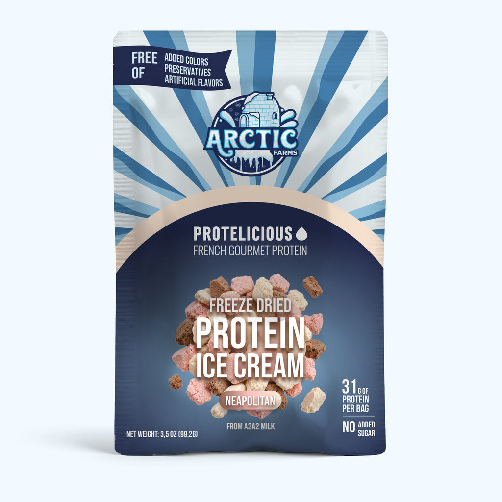 Freeze‑Dried Protein Ice Cream (Zero Added Sugar) — Neapolitan