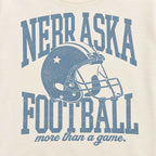 Nebraska Football Helmet Long Sleeve Shirt | Multiple Sizes | Lux by Leslie