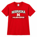 Youth Nebraska N Huskers Tee | Red | Multiple Sizes | Lou's Sporting Goods | 22N9YT