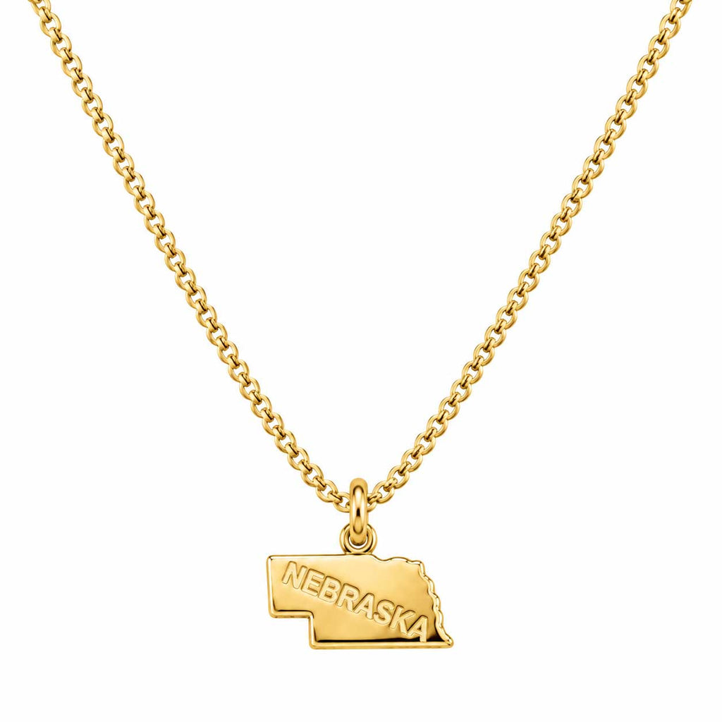Nebraska Necklace | Multiple Chains & Colors | Lux by Leslie